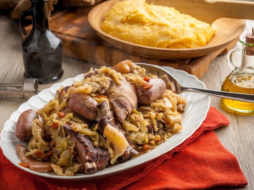 cassoeula e polenta - lo spiedo rovente, Peschiera Borromeo