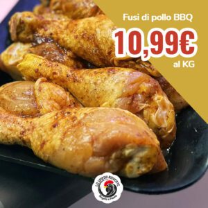 fusi di pollo al BBQ, giallo - Lo Spiedo Rovente