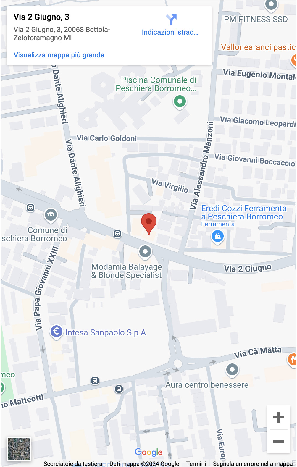 Sede Peschiera Borromeo, Lo Spiedo Rovente