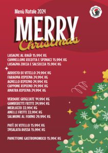 menu natale 2024 - Lo Spiedo Rovente