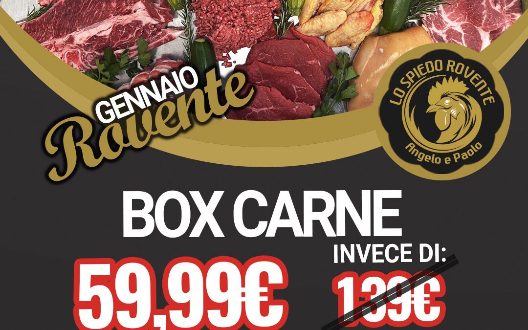 Box carne offerta gennaio - lo spiedo rovente (MI)