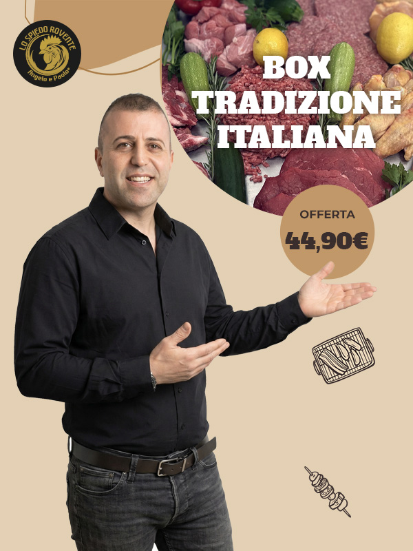box tradizione italiana offerta - lo spiedo rovente