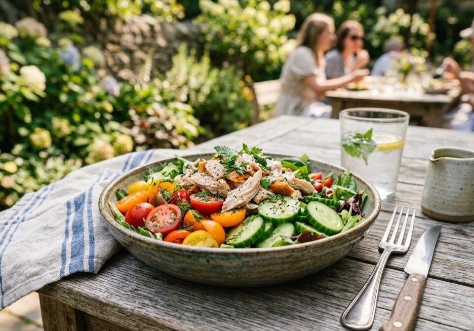 Insalata con Pollo allo Spiedo: Ricetta Fresca Estiva