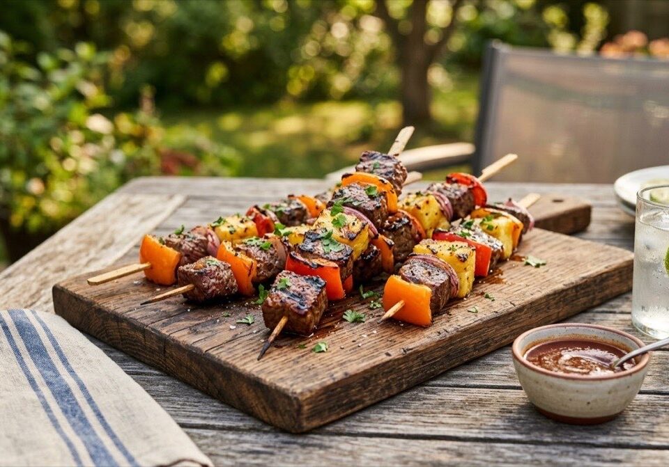 Spiedini di Carne e Frutta: Idee Fresche per la Grigliata