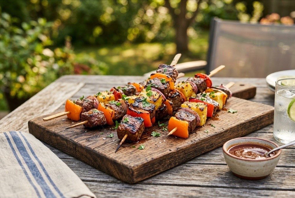 Spiedini di Carne e Frutta: Idee Fresche per la Grigliata