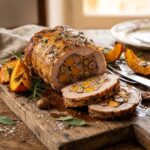 Arrosto farcito zucca e castagne: ricetta d'autunno
