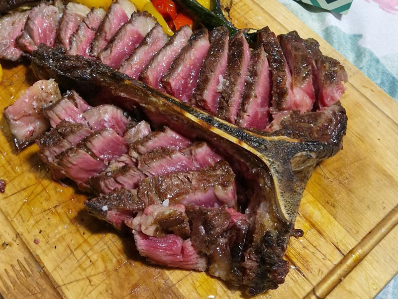 Bistecca dry aged autunno cottura e reverse searing